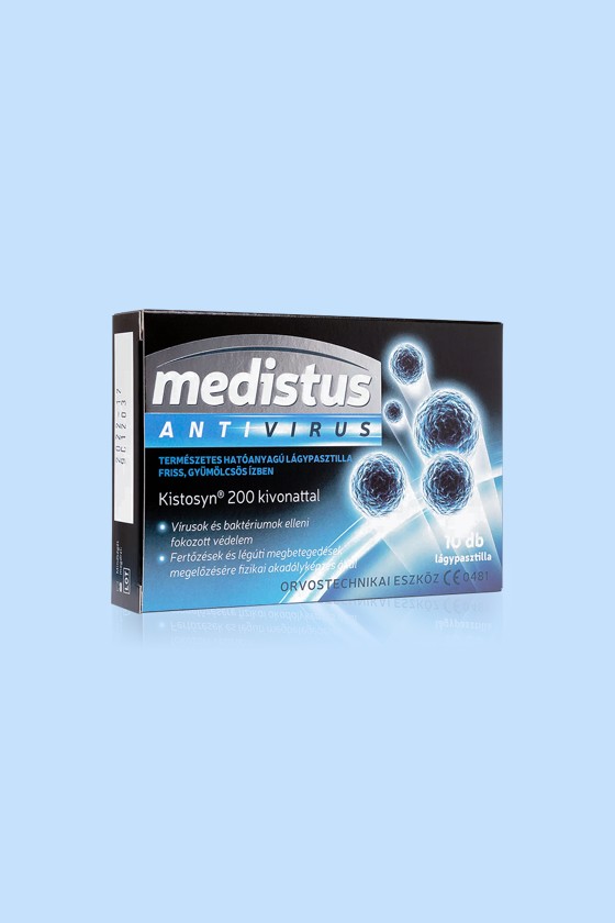 Medistus Antivirus lágypasztilla 10 szemes - Antivírus - Gyümölcsös - 1 doboz
