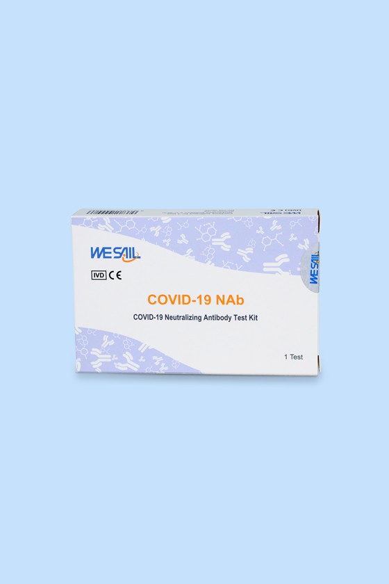 WESAIL SARS-CoV-2 készlet - SARS-CoV-2 teszt - 5 x 1 db - Antitest szintmérő (NAb)