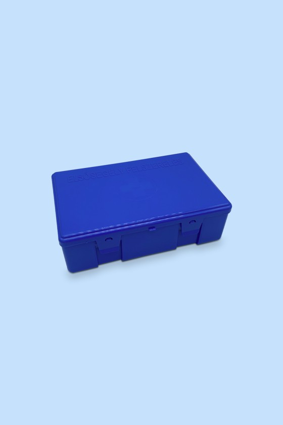 Elsősegély felszerelés gépjárművekhez - Elsősegély felszerelés - B (kék dobozos)