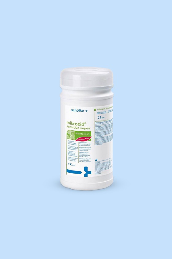 Schülke mikrozid® sensitive wipes fertőtlenítő kendő - Fertőtlenítő kendő - 200 lapos - Adagoló