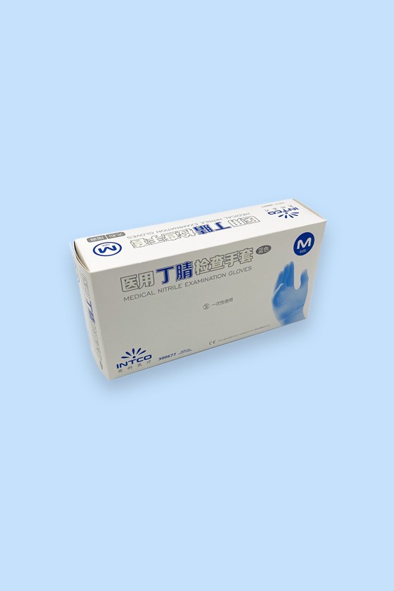 Intco Medical Nitril kesztyű - Nitril kesztyű - Kék - XL