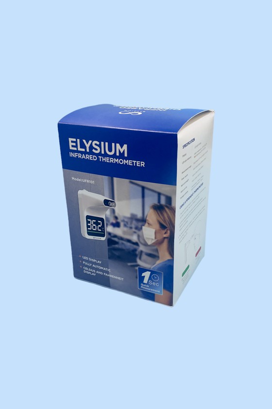 Elysium fali lázmérő - Fali lázmérő - Állvány nélkül - 10 db - Fehér