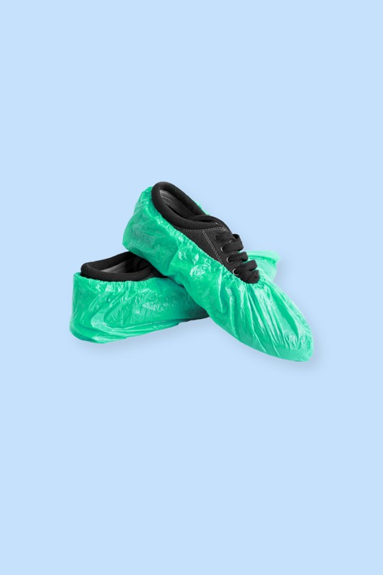 Mercator gumis cipővédő fólia-lábzsák - Cipővédő - 100 db - Zöld