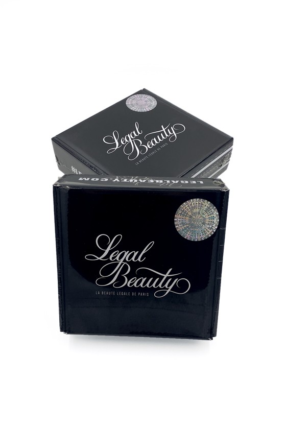 Legal Beauty KN95/FFP2 7 rétegű arcmaszk - Legal Beauty Arcmaszk - 5 db - Fekete - Szelepes
